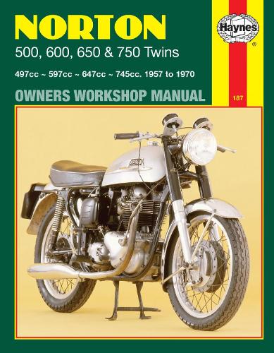 Бумажная книга «Norton 500, 600, 650 & 750 Twins (57 - 70) Haynes Repair Manual», автор Haynes Publishing - фото №1