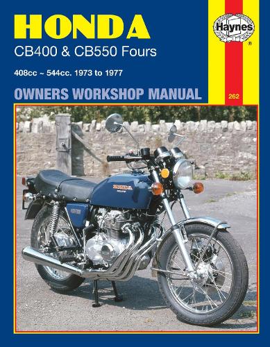 Бумажная книга «Honda CB400 & CB550 Fours (73 - 77)», автор Haynes Publishing - фото №1