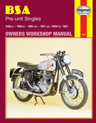 Паперова книга «BSA Pre-unit Singles (54 - 61) Haynes Repair Manual», автор Haynes Publishing - фото №1