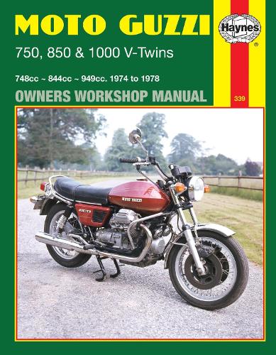 Паперова книга «Moto Guzzi 750, 850 & 1000 V-Twins (74 - 78)», автор Haynes Publishing - фото №1