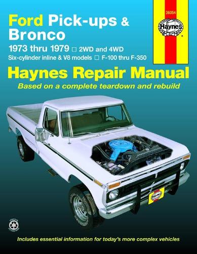 Бумажная книга «Ford pick-ups F-100-F-350 & Bronco (1973-1979) Haynes Repair Manual (USA)», автор Haynes Publishing - фото №1