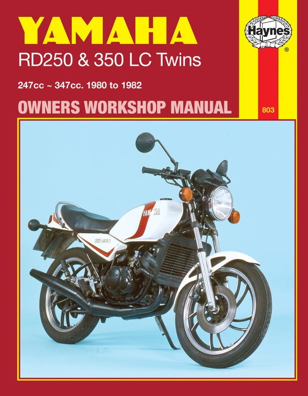 Бумажная книга «Yamaha RD250 & 350LC Twins (80 - 82) Haynes Repair Manual», автор Haynes Publishing - фото №1