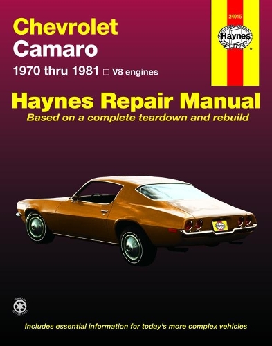 Бумажная книга «Chevrolet Camaro (70 - 81)», автор Haynes Publishing - фото №1