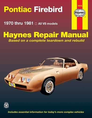 [object Object] «Pontiac Firebird (70 - 81)», автор Haynes Publishing - фото №1