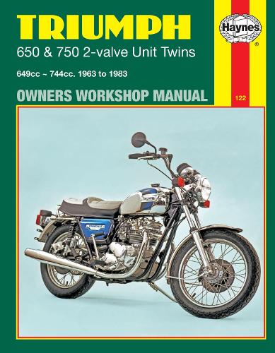 Паперова книга «Triumph 650 & 750 2-Valve Unit Twins (63 - 83)», автор Haynes Publishing - фото №1