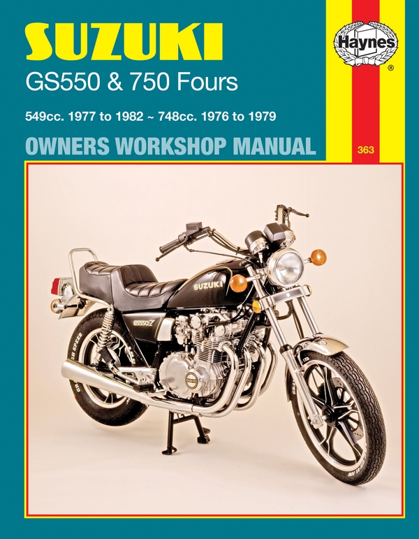 Бумажная книга «Suzuki GS550 (77 - 82) & GS750 Fours (76 - 79) Haynes Repair Manual», автор Haynes Publishing - фото №1