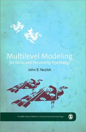 Бумажная книга «Multilevel Modeling for Social and Personality Psychology», автор Джон Б. Незлек - фото №1