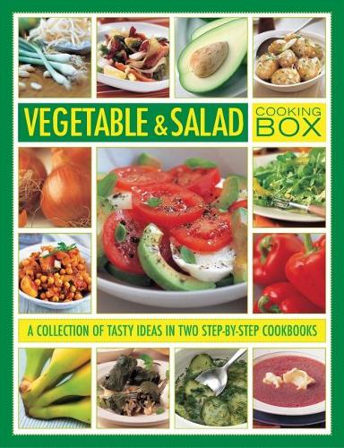 Бумажная книга «Vegetable & Salad Cooking Box: A collection of tasty ideas in two step-by-step cookbooks», авторов Кристин Ингрэм, Стивен Уилер - фото №1