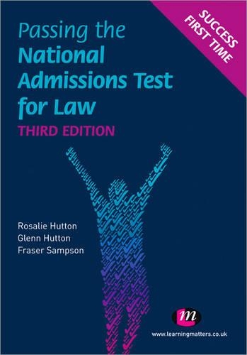 Паперова книга «Passing the National Admissions Test for Law (LNAT)», авторів Фрейзер Семпсон, Гленн Гаттон, Розалі Хаттон - фото №1