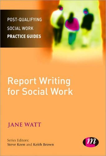 Бумажная книга «Report Writing for Social Workers», автор Джейн Уотт - фото №1