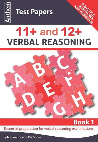 Бумажная книга «Anthem Test Papers 11+ and 12+ Verbal Reasoning Book 1», авторов Джон Коннор, Пэт Сопер - фото №1
