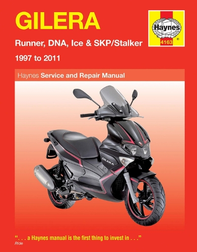 Бумажная книга «Gilera Runner, DNA, Ice & SKP/Stalker (97 - 11) Haynes Repair Manual», автор Фил Мазер - фото №1