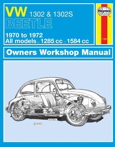 Паперова книга «VW 1302 & 1302S (70 - 72) Haynes Repair Manual», автор Haynes Publishing - фото №1