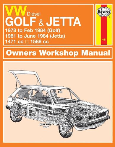 Бумажная книга «VW Golf & Jetta Mk 1 Diesel (78 - 84) Haynes Repair Manual: 1978-84», автор Haynes Publishing - фото №1