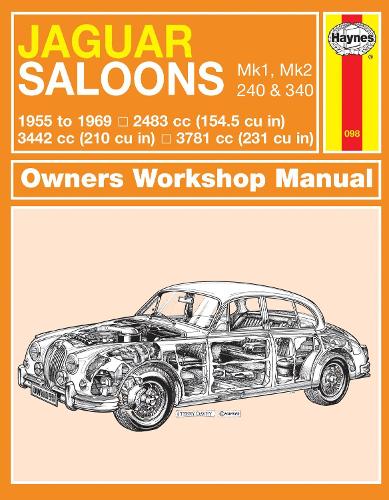 Бумажная книга «Jaguar MkI & II, 240 & 340 (55 - 69) Haynes Repair Manual: 55-69», автор Haynes Publishing - фото №1