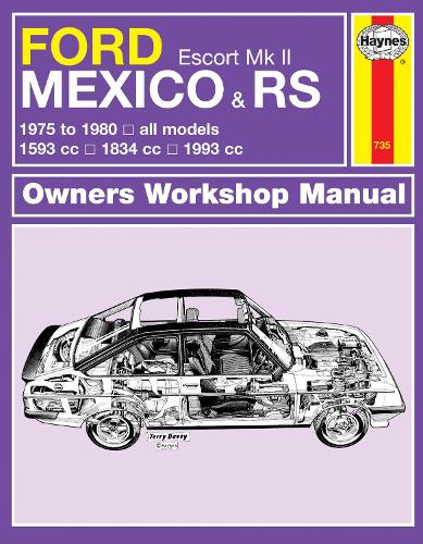 Бумажная книга «Ford Escort Mk II Mexico, RS 1800 & RS 2000 (75 - 80) Haynes Repair Manual», автор Haynes Publishing - фото №1
