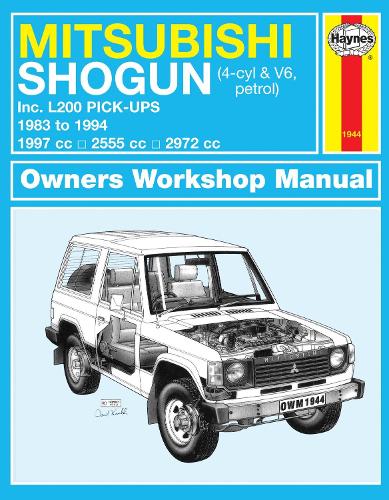 Бумажная книга «Mitsubishi Shogun & L200 Pick Ups (83 - 94)», автор Haynes Publishing - фото №1