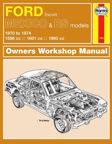 Бумажная книга «Ford Escort Mk I Mexico, RS 1600 & RS 2000 (70 - 74) Haynes Repair Manual», автор Haynes Publishing - фото №1