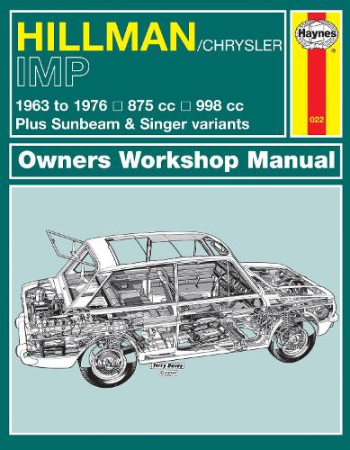 Бумажная книга «Hillman Imp Petrol (63-76) up to R Haynes Repair Manual (Classic Reprint)», автор Haynes Publishing - фото №1