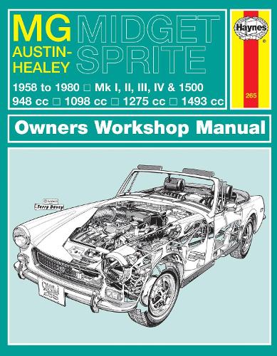 Паперова книга «MG Midget & Austin-Healey Sprite (58 - 80) Haynes Repair Manual», автор Haynes Publishing - фото №1