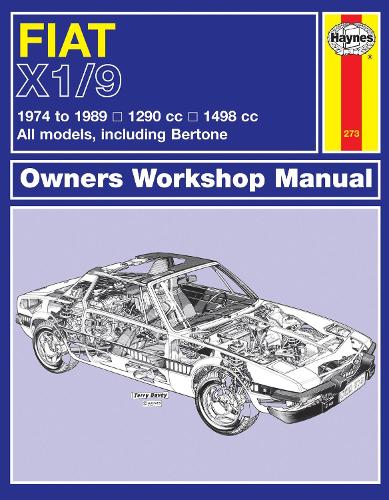 Паперова книга «Fiat X1/9 (74 - 89) Haynes Repair Manual», автор Haynes Publishing - фото №1