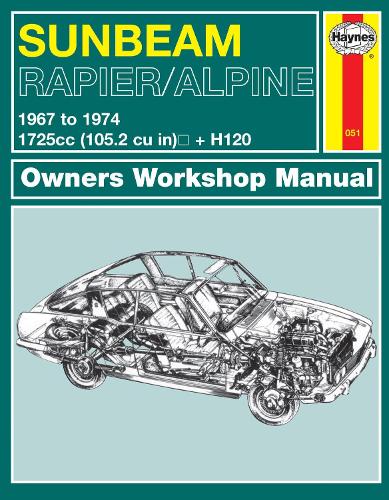 Бумажная книга «Sunbeam Alpine & Rapier Owners Workshop Manual: 67-74», автор Haynes Publishing - фото №1