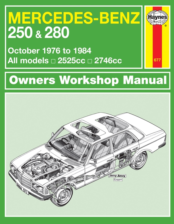 Бумажная книга «Mercedes-Benz 250 & 280 123 Series Petrol (Oct 76 - 84) Haynes Repair Manual: 76-84», автор Haynes Publishing - фото №1