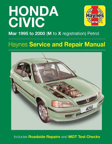 Бумажная книга «Honda Civic Petrol (Mar 95 - 00) Haynes Repair Manual: 95-00», автор Haynes Publishing - фото №1