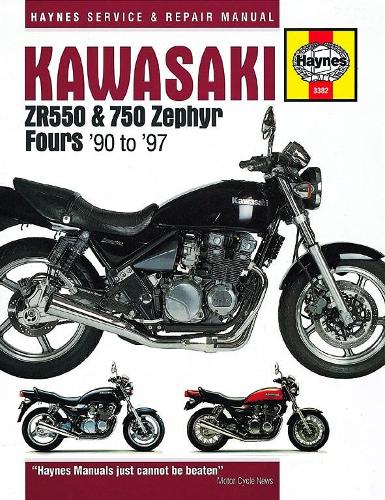 Бумажная книга «Kawasaki ZR550 & 750 Zephyr Fours (90-97)», автор Haynes Publishing - фото №1