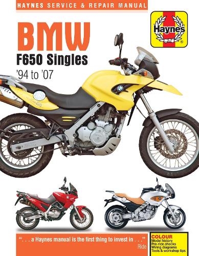 Бумажная книга «BMW F650 Singles (94 - 07) Haynes Repair Manual», автор Haynes Publishing - фото №1