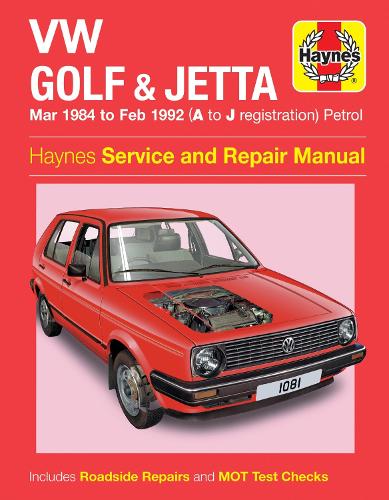 Паперова книга «VW Golf & Jetta Mk 2 Petrol (Mar 84 - Feb 92) Haynes Repair Manual», автор Haynes Publishing - фото №1