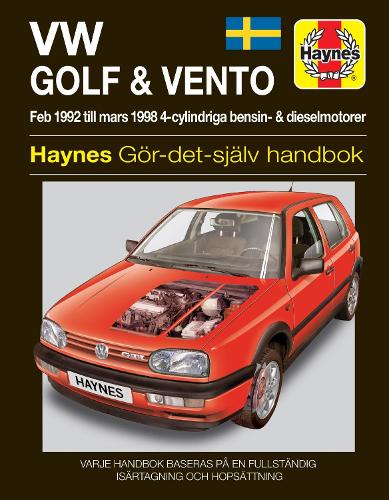 Бумажная книга «VW Golf III and Vento (1992 - 1998) Haynes Repair Manual (svenske utgava)», автор Haynes Publishing - фото №1