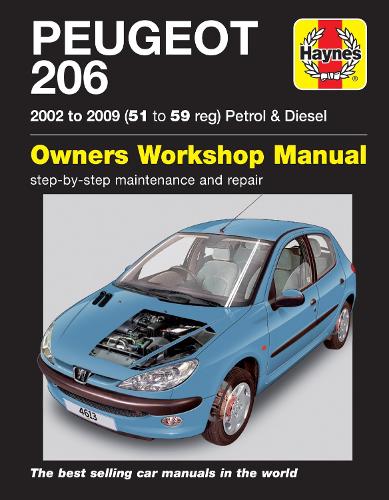 Бумажная книга «Peugeot 206 02-06», автор Haynes Publishing - фото №1