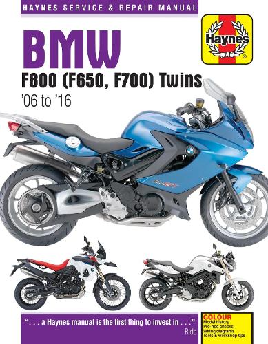 Бумажная книга «BMW F650, F700 & F800 Twins (06-16) Haynes Repair Manual», автор Фил Мазер - фото №1