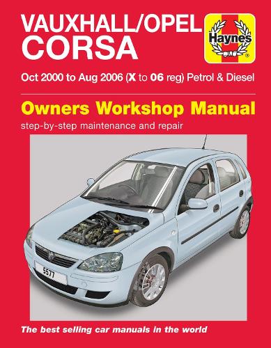 Бумажная книга «Vauxhall/Opel Corsa Petrol & Diesel (Oct 00 - Aug 06) Haynes Repair Manual», автор Haynes Publishing - фото №1