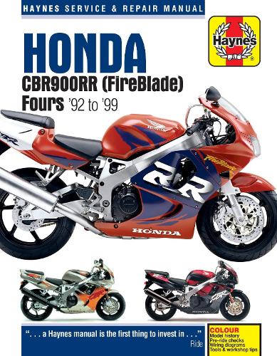 Бумажная книга «Honda CBR900RR FireBlade (92 - 99) Haynes Repair Manual», автор Haynes Publishing - фото №1