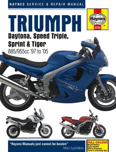 Паперова книга «Triumph Daytona, Speed Triple, Sprint & Tiger 885/955cc (97 - 05)», автор Haynes Publishing - фото №1