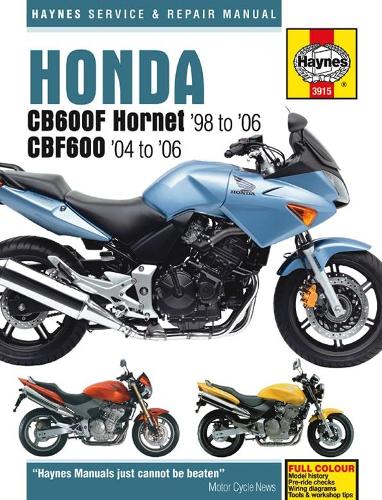 Бумажная книга «Honda CB600F Hornet & CBF600 (98 - 06) Haynes Repair Manual», автор Haynes Publishing - фото №1