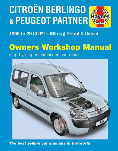 Бумажная книга «Citroen Berlingo & Peugeot Partner Petrol & Diesel (96 - 10) Haynes Repair Manual», автор Haynes Publishing - фото №1