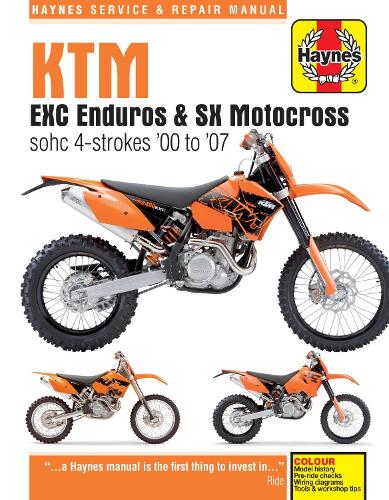 Паперова книга «KTM EXC Enduros & SX Motocross sohc 4-strokes (00 - 07)», автор Haynes Publishing - фото №1