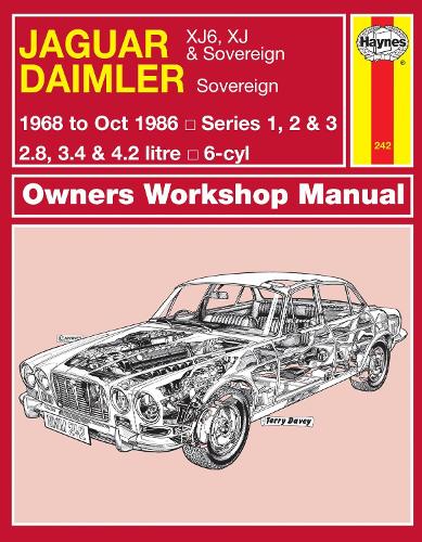 Бумажная книга «Jaguar XJ6, XJ & Sovereign; Daimler Sovereign (68 - Oct 86) Haynes Repair Manual», автор Haynes Publishing - фото №1