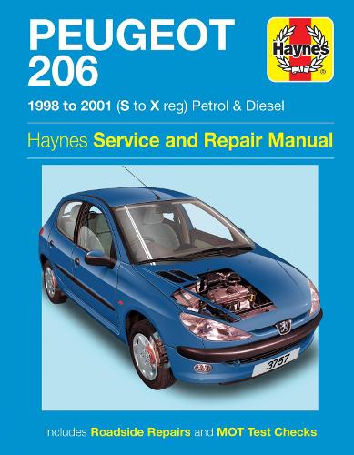 Бумажная книга «Peugeot 206 Petrol & Diesel (98 - 01) Haynes Repair Manual», автор Haynes Publishing - фото №1