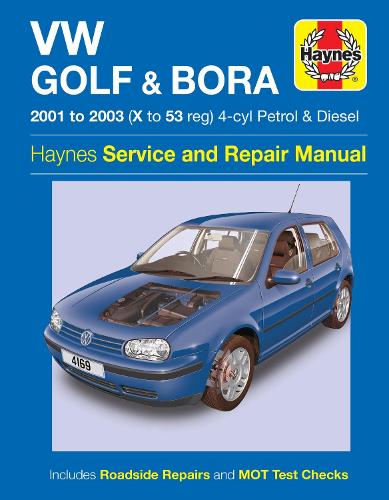 Бумажная книга «VW Golf & Bora 4-cyl Petrol & Diesel (01 - 03) Haynes Repair Manual», автор Haynes Publishing - фото №1
