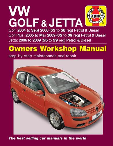 Паперова книга «VW Golf (04 - Sept 08), Golf Plus (05 - Mar 09) & Jetta (06 - 09) Haynes Repair Manual», автор Haynes Publishing - фото №1