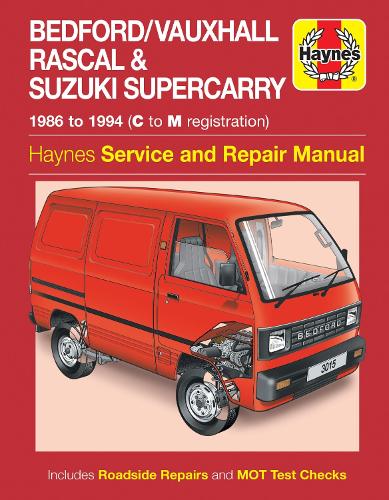 Бумажная книга «Bedford/Vauxhall Rascal & Suzuki Supercarry (86 - Oct 94) Haynes Repair Manual», автор Haynes Publishing - фото №1