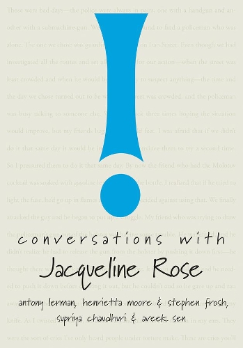 Бумажная книга «Conversations with Jacqueline Rose», авторов Энтони Лерман, Авик Сен, Генриетта Мур, Жаклин Роуз, Розмари Бехлер, Стивен Фрош, Суприя Чаудхури - фото №1
