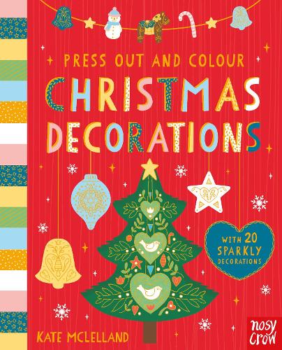 Паперова книга «Press Out and Colour: Christmas Decorations» - фото №1