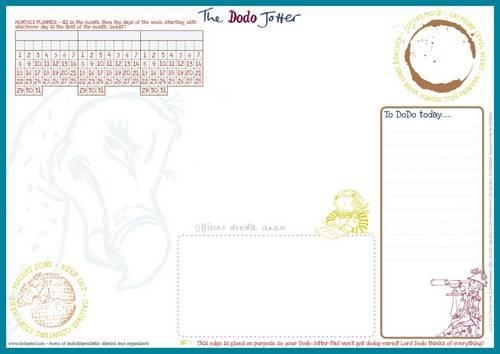 Бумажная книга «The Dodo Jotter Pad - A3 Desk Sized Jotter-Scribble-Doodle-to-do-List-Tear-off-Notepad», автор Ребекка Джей - фото №1