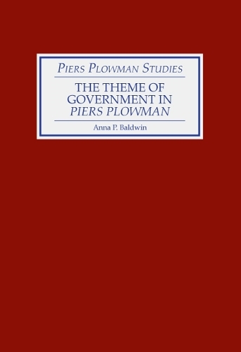 Бумажная книга «The Theme of Government in Piers Plowman», автор Анна П. Болдуин - фото №1