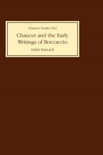 Бумажная книга «Chaucer and the Early Writings of Boccaccio», автор Дэвид Уоллес - фото №1